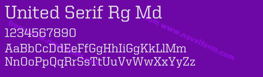 United Serif Reg MediumPreview