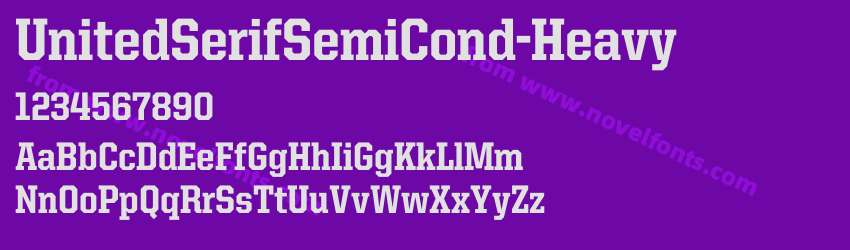 United Serif Semi Cond HeavyPreview