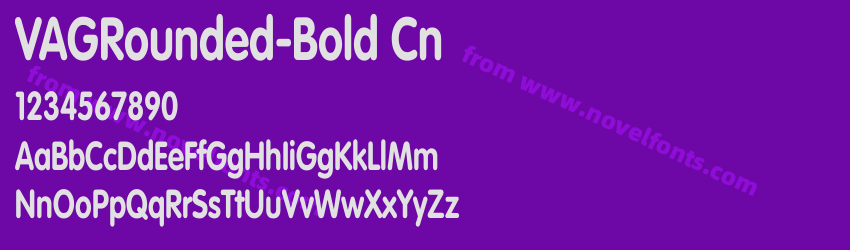 VAGRounded-Bold CnPreview