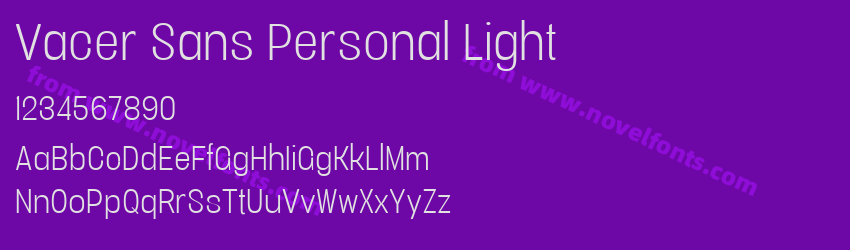 Vacer Sans Personal LightPreview