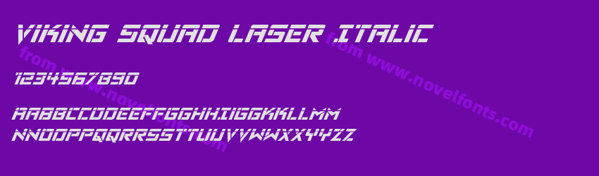 Viking Squad Laser ItalicPreview