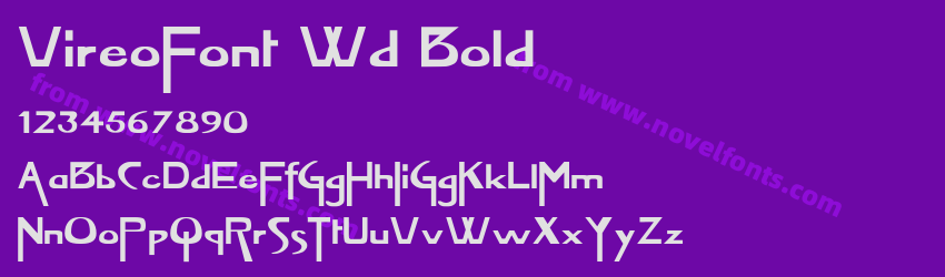 VireoFont Wd BoldPreview