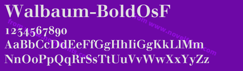 Walbaum Bold OsFPreview