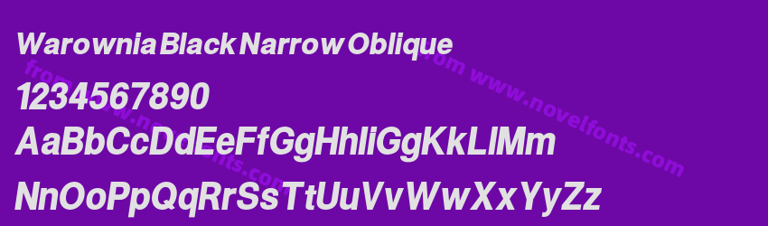 Warownia Black Narrow ObliquePreview