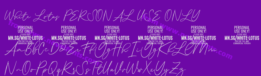 White Lotus PERSONAL USE ONLYPreview