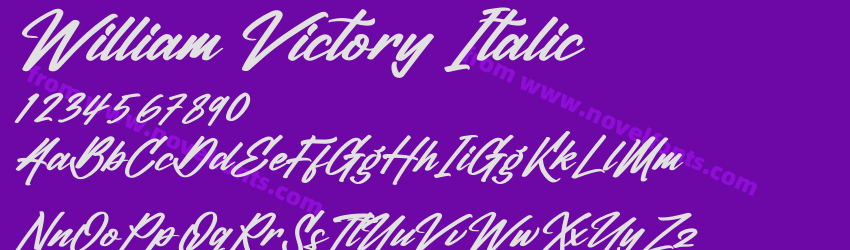 William Victory ItalicPreview