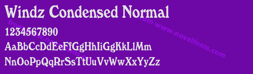 Windz Condensed NormalPreview