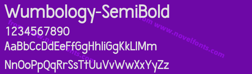 Wumbology SemiboldPreview