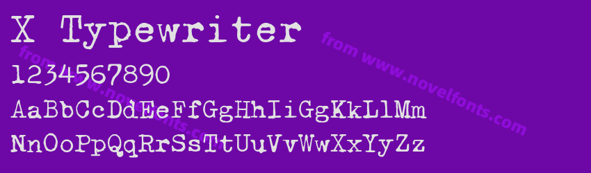 X TypewriterPreview