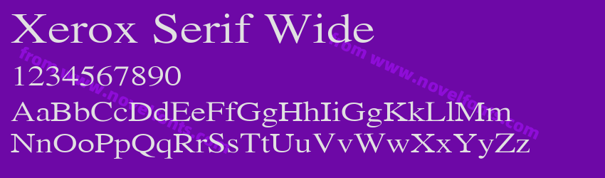 Xerox Serif WidePreview