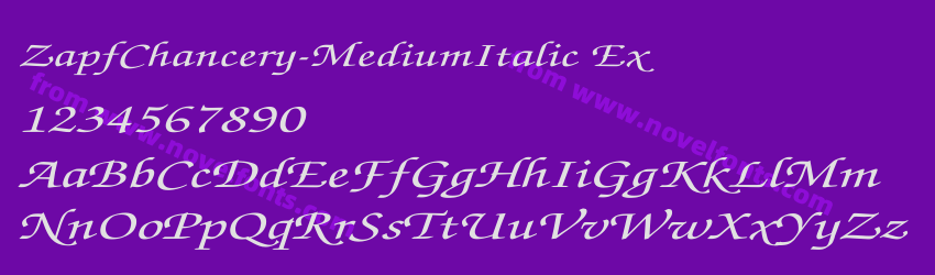 ZapfChancery-MediumItalic ExPreview