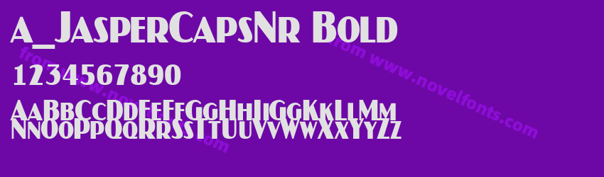 a_JasperCapsNr BoldPreview