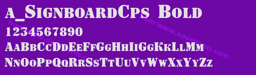 a_SignboardCps BoldPreview