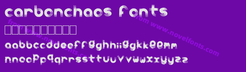 carbonchaos fontsPreview