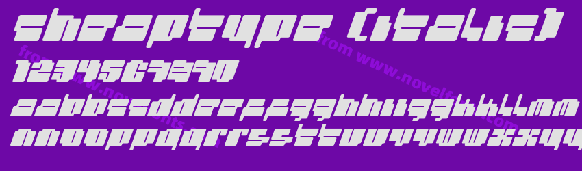 cheaptype (italic)Preview