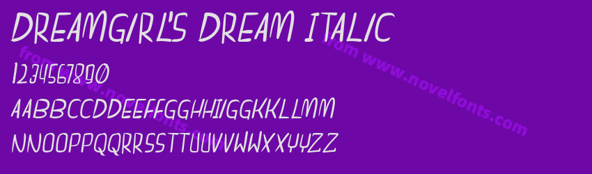 dreamgirl's dream ItalicPreview