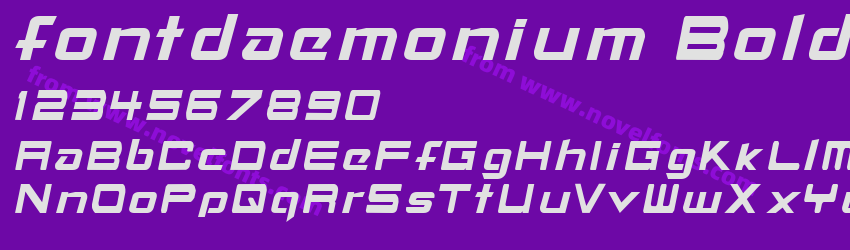 fontdaemonium BoldPreview