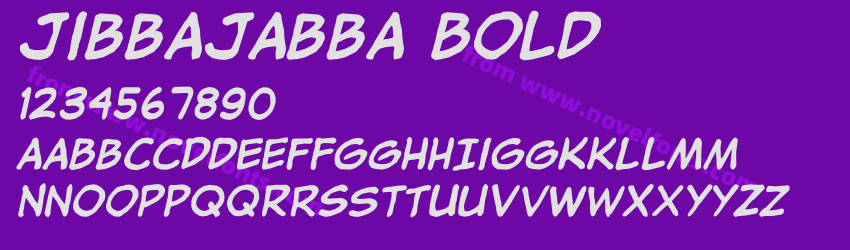 jibbajabba BoldPreview