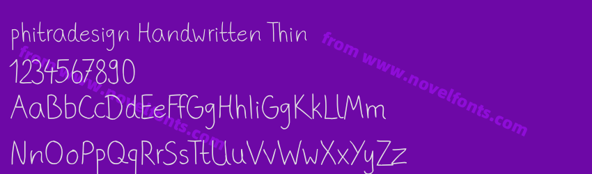 phitradesign Handwritten ThinPreview