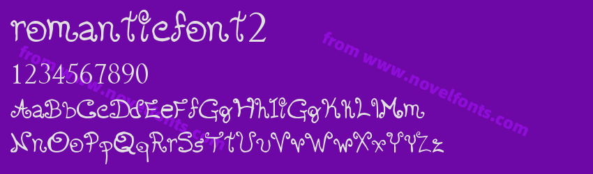 romanticfont2Preview