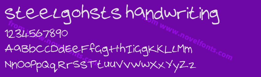 steelgohsts handwritingPreview