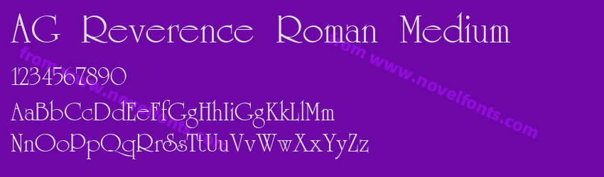 AG Reverence Roman MediumPreview