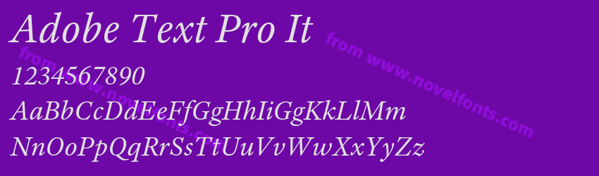 Adobe Text Pro ItPreview