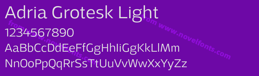 Adria Grotesk LightPreview