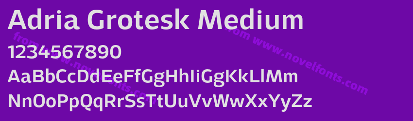 Adria Grotesk MediumPreview