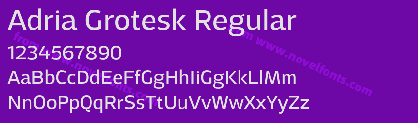 Adria Grotesk RegularPreview