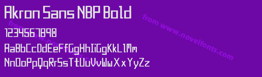 Akron Sans NBP BoldPreview