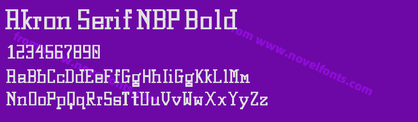 Akron Serif NBP BoldPreview