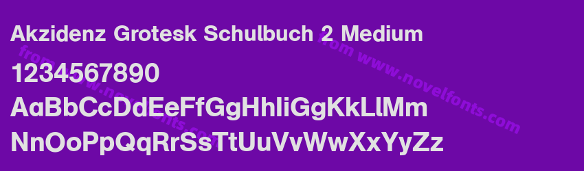 Akzidenz Grotesk Schulbuch 2 MediumPreview