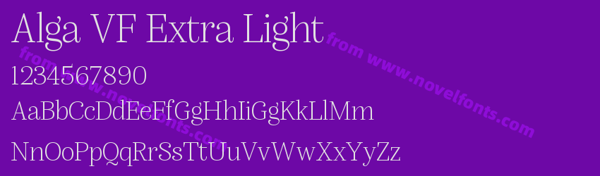 Alga VF Extra LightPreview