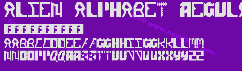 Alien Alphabet RegularPreview