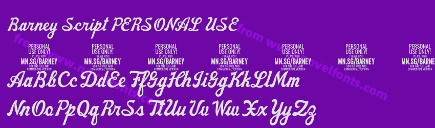 Barney Script PERSONAL USEPreview