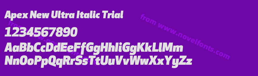 Apex New Ultra Italic TrialPreview