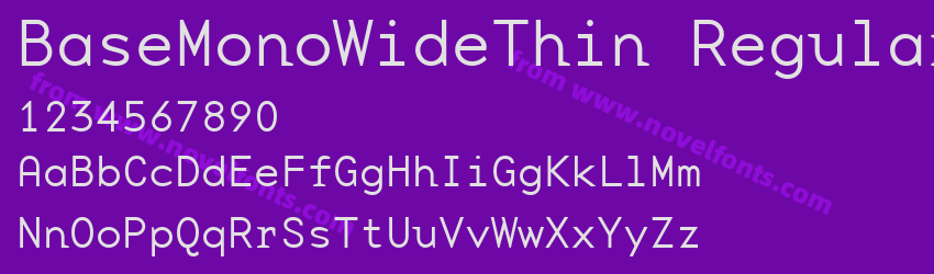 BaseMonoWideThin RegularPreview