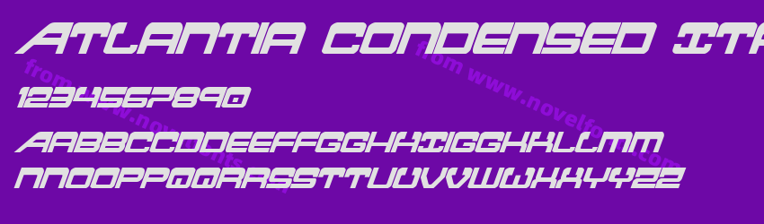 Atlantia Condensed ItalicPreview