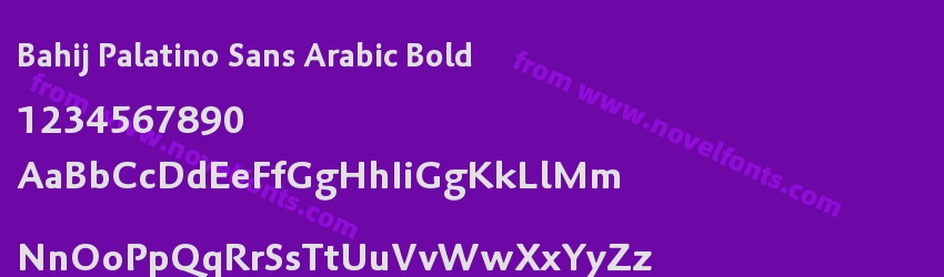 Bahij Palatino Sans Arabic BoldPreview