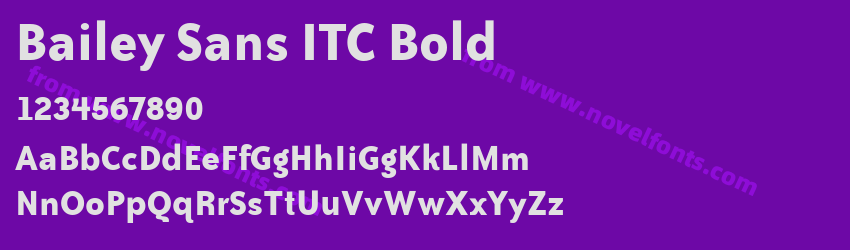 Bailey Sans ITC BoldPreview