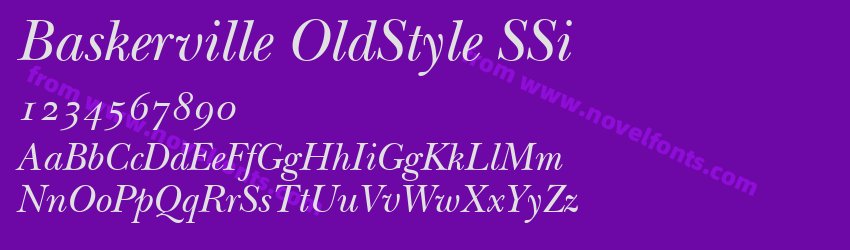 Baskerville OldStyle SSiPreview