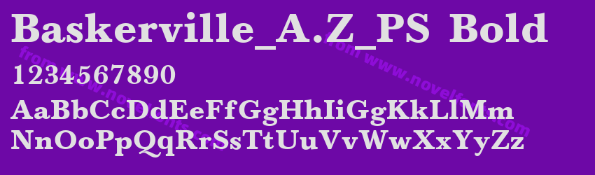 Baskerville_A.Z_PS BoldPreview