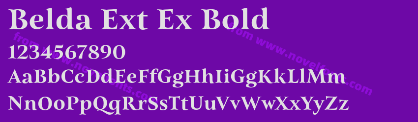 Belda Ext Ex BoldPreview