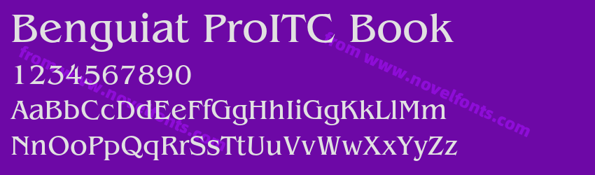 Benguiat ProITC BookPreview