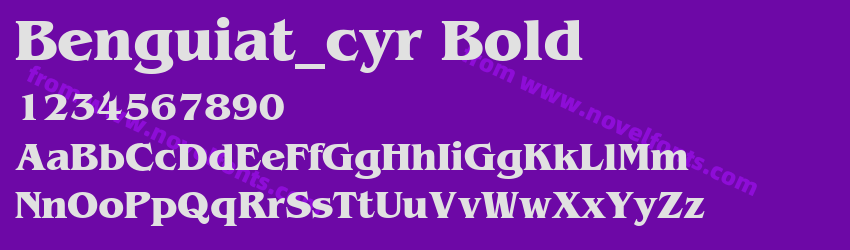 Benguiat_cyr BoldPreview