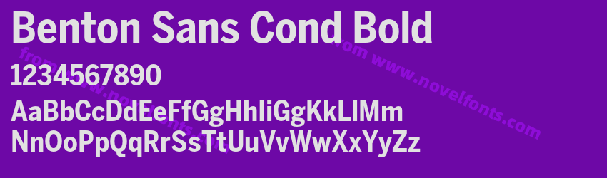 Benton Sans Cond BoldPreview