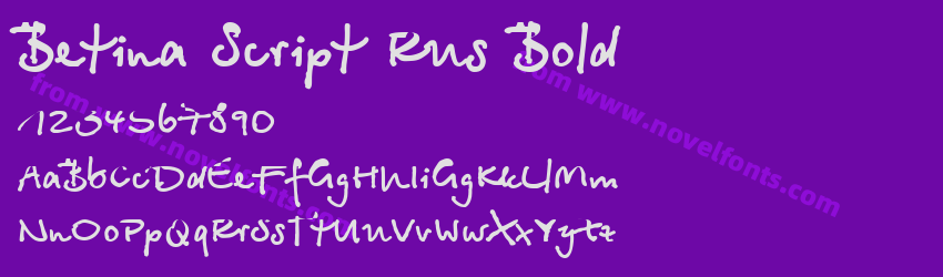 Betina Script Rus BoldPreview