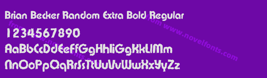 Brian Becker Random Extra Bold RegularPreview