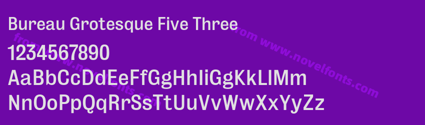 Bureau Grotesque Five ThreePreview